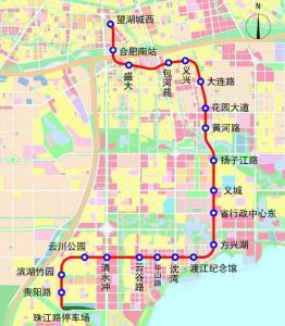 合肥地铁4号线线路图，自然美景的探索之旅