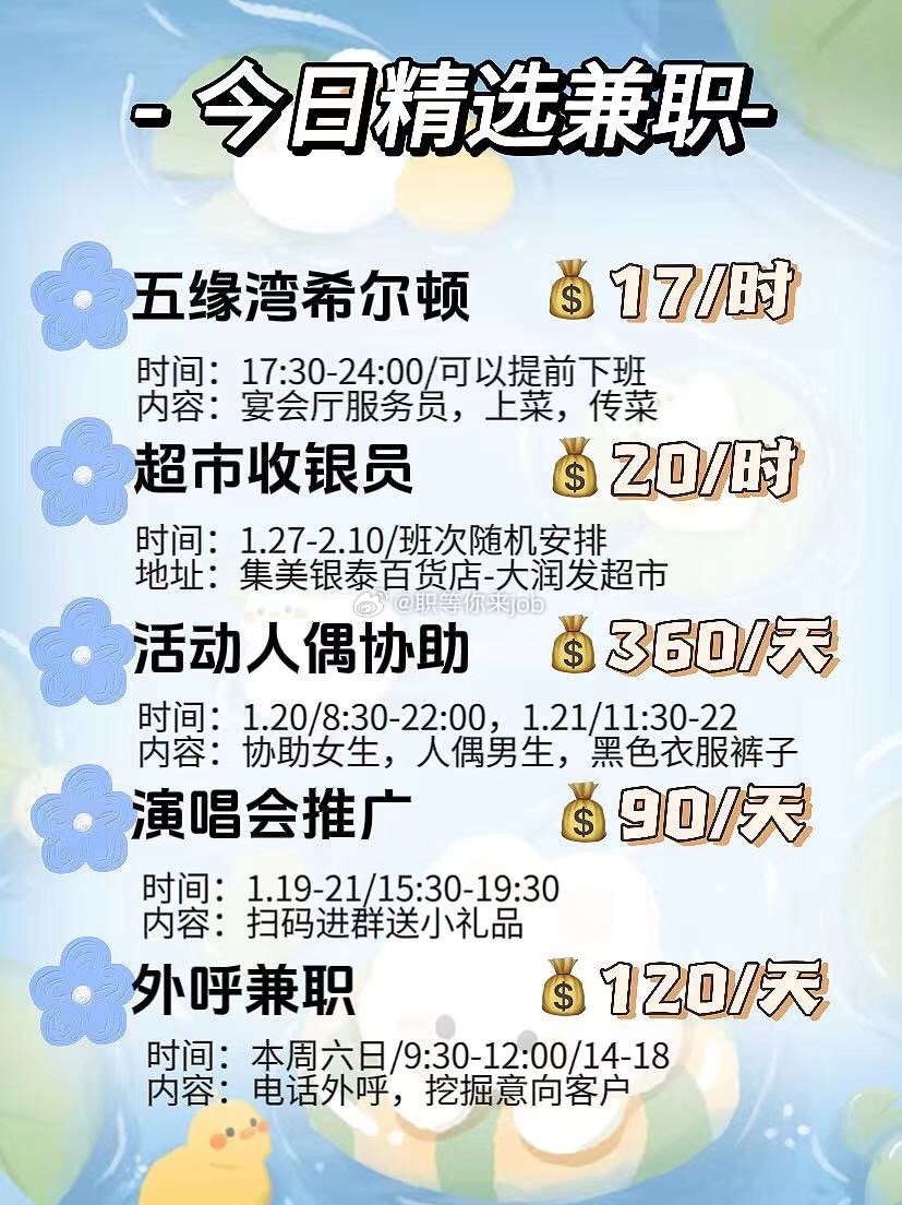 景洪最新兼职探索，开启你的兼职之旅🎉💼