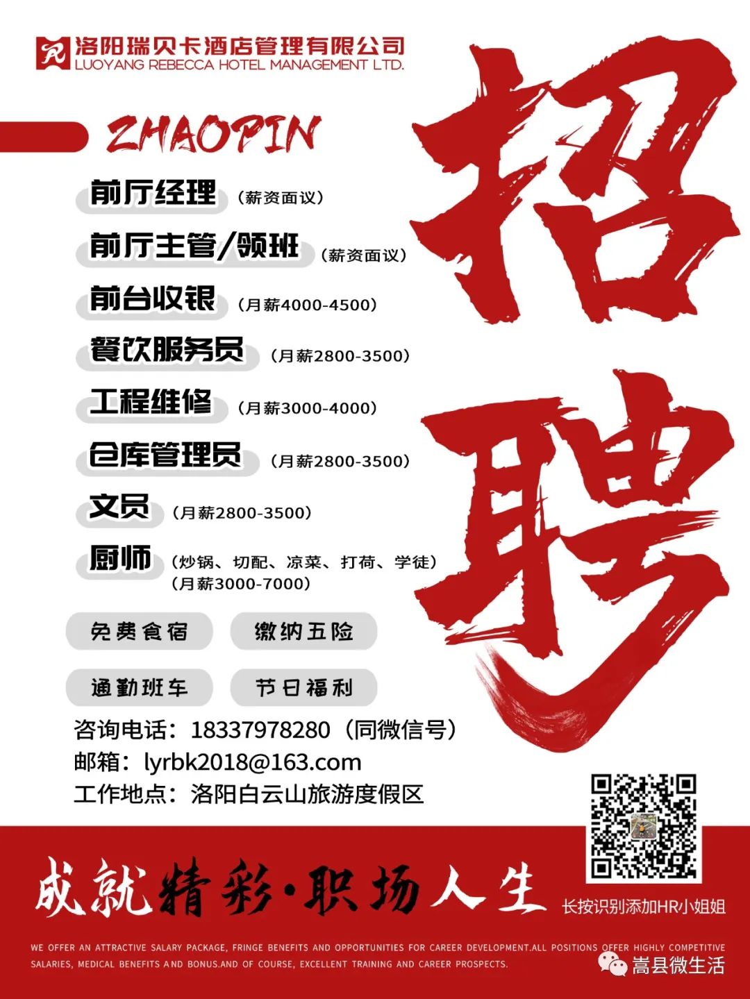 嵩县招工最新消息及温馨故事概述